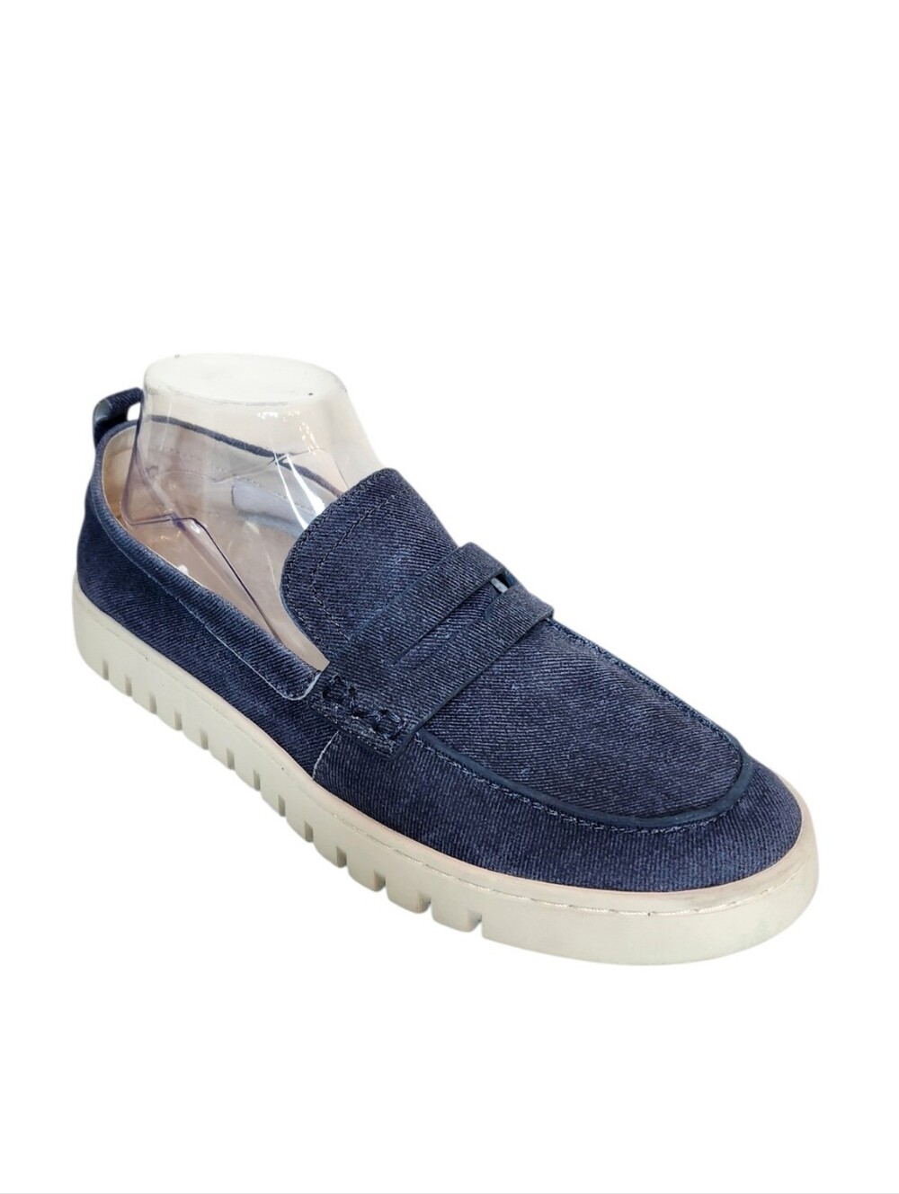 Vionic Uptown Loafer Denim Look Leather Upper Size 9